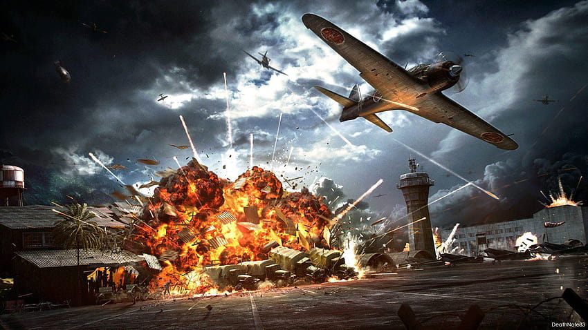 Angriff auf Pearl Harbor HD-Hintergrundbild