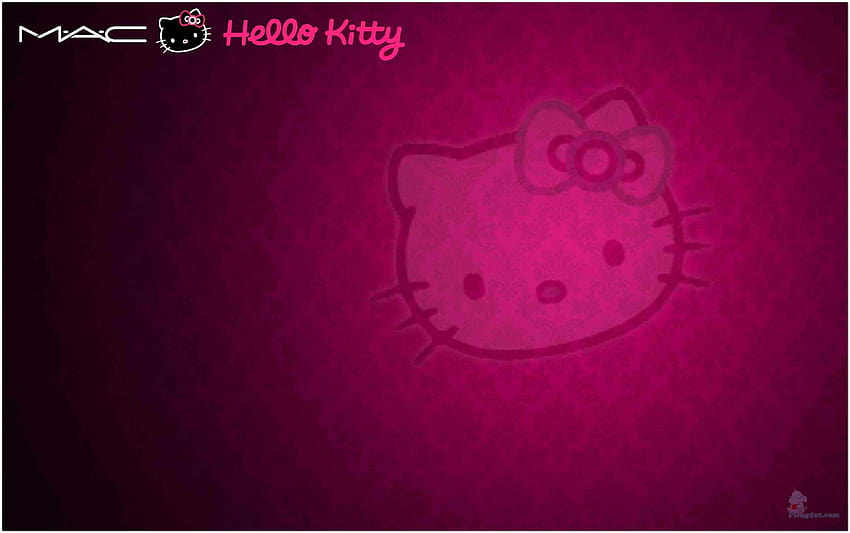 Backgrounds Hello Kitty Untuk Laptop dan Notebook, hello kitty hitam pink HD wallpaper