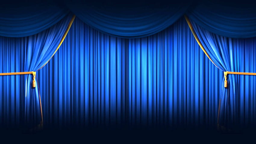 Backgrounds Full Blue Closing Curtain, curtain background HD wallpaper