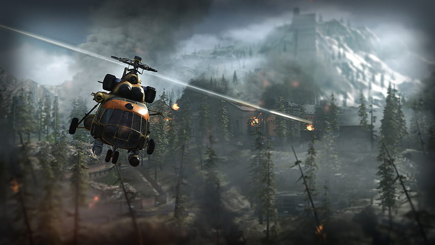 Into the Furnace, call of duty modern warfare helicopters HD wallpaper