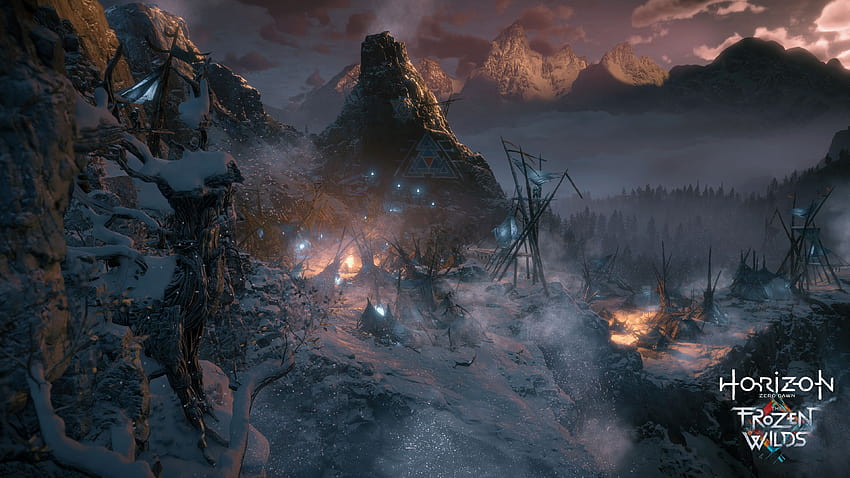 Zero Dawn Frozen Wilds, game Gerilya ... wallup Wallpaper HD
