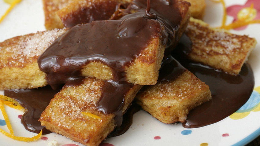 Churros French Toast Fingers, national french toast day HD wallpaper