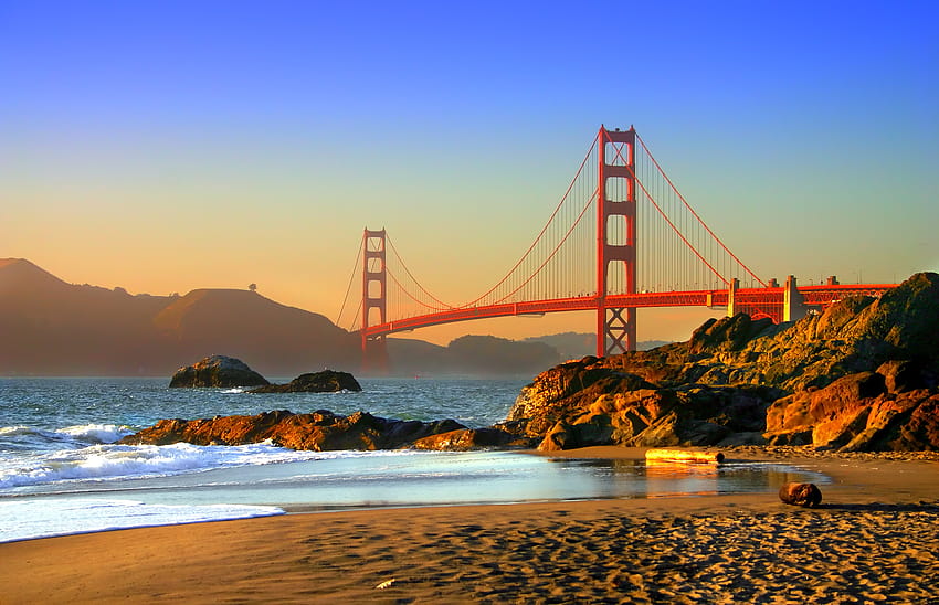 Tourismus in San Francisco, Strand von San Francisco HD-Hintergrundbild