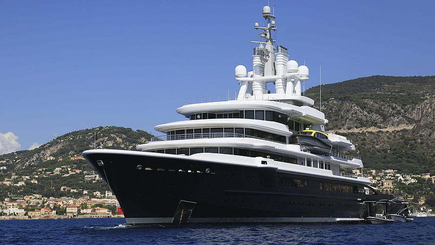Суперяхта на руски милиардер, подарена на бивша съпруга в развод, върховна яхта в историята HD тапет
