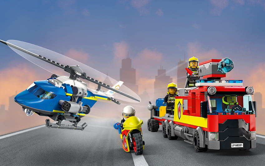 LEGO® City Police Toys and Fire Truck Sets For Kids, lego police HD wallpaper