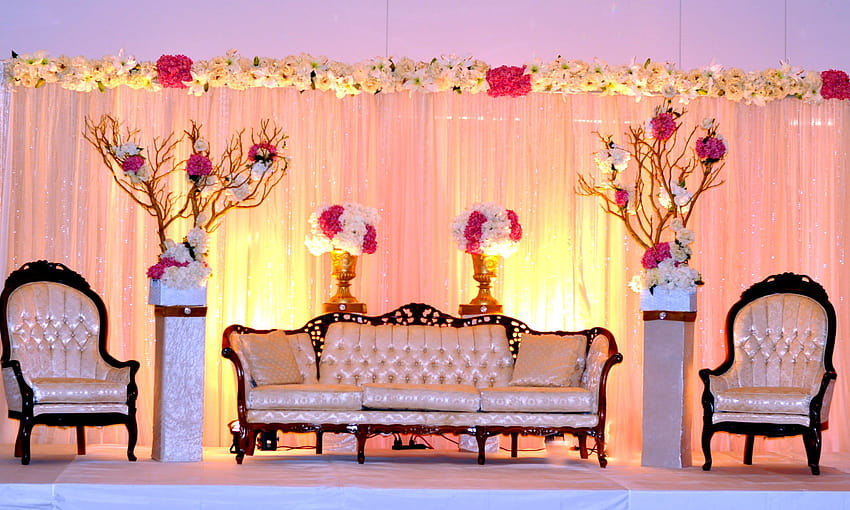 Toile de fond de cérémonie, configuration de mariage ... pinterest, scène de mariage Fond d'écran HD