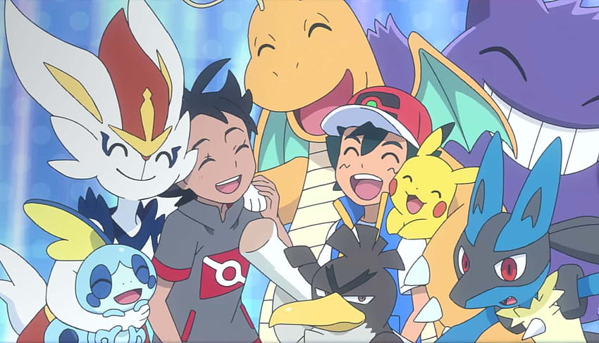 Pokémon Master Journeys: The Series, pokemon viaggia nella serie Sfondo HD