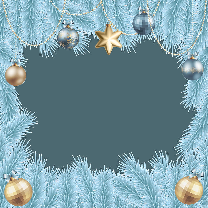 Christmas Transparent Elegant Frame Border, elegant border HD phone wallpaper
