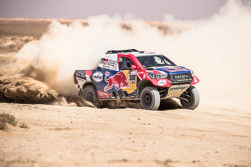 Toyota Hilux Dakar Rally 2020 vehicle profile, nasser al attiyah HD wallpaper