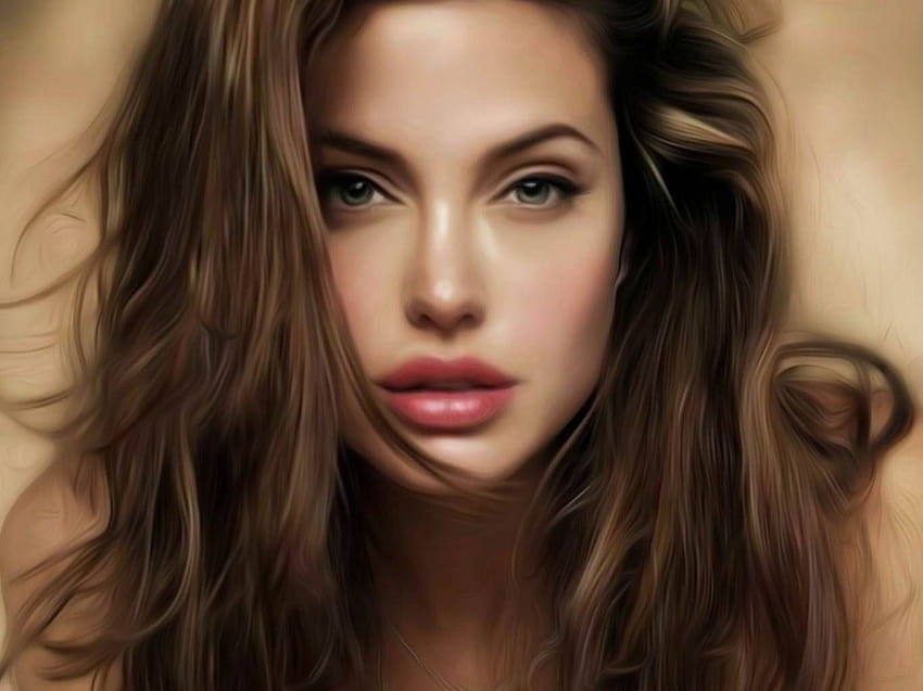 Blanco y negro Angelina Jolie Android « Firefox fondo de pantalla