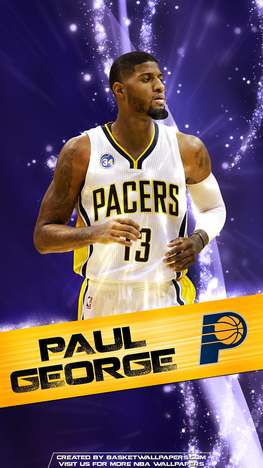 Bola Basket Paul George wallpaper ponsel HD