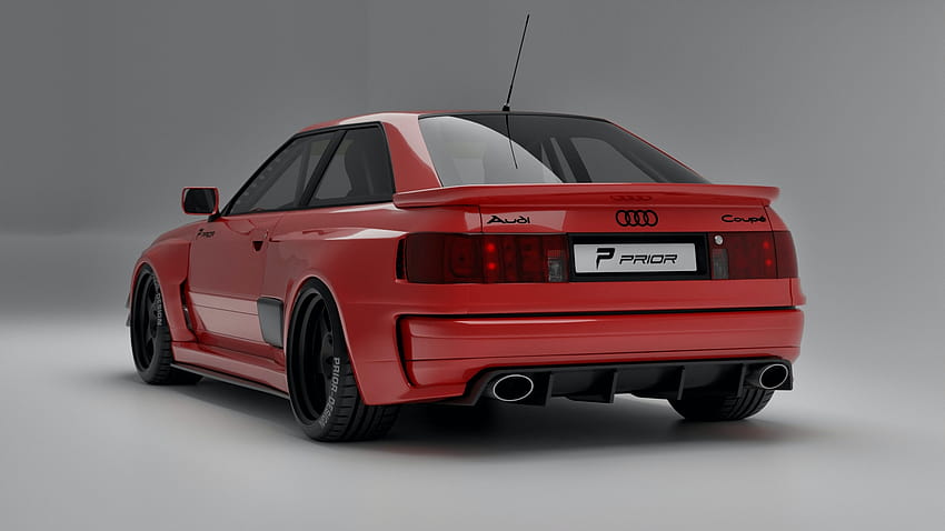 Wcześniejszy projekt chce napisać historię od nowa za pomocą zestawu szerokokadłubowego Audi RS2 Coupe, audi s2 Tapeta HD