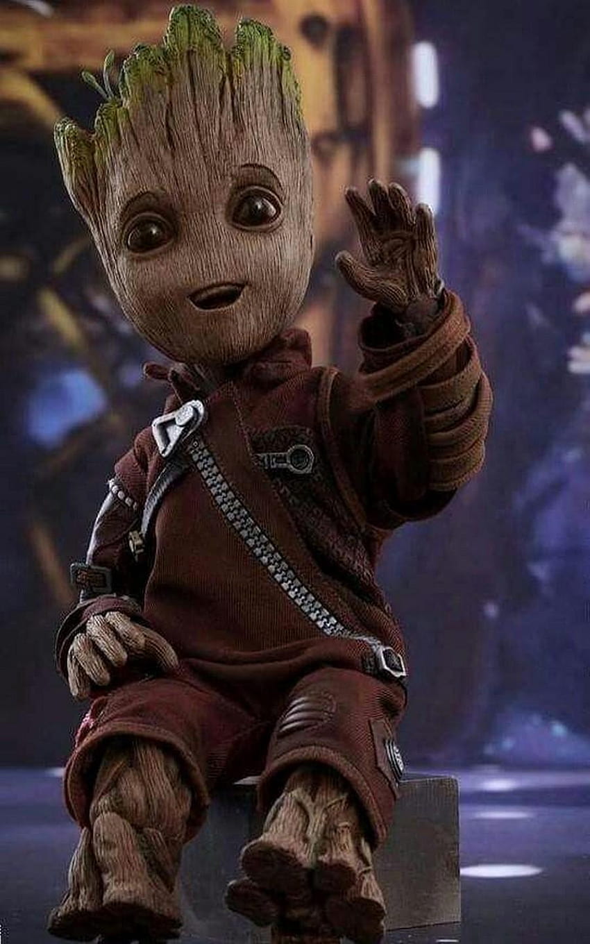 Baby Groot Art for Android, groot and baby groot HD phone wallpaper