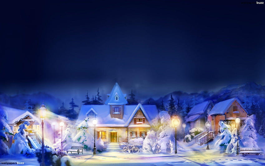 Christmas town HD wallpaper | Pxfuel