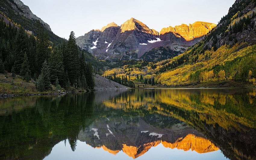 Aspen Snowmass annuncia The Meeting 14 FilmFest Screenings, Elk Mountains Maroon Lake Colorado Sfondo HD