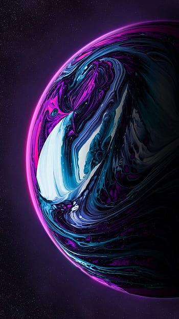 Iphone purple planet HD wallpapers | Pxfuel