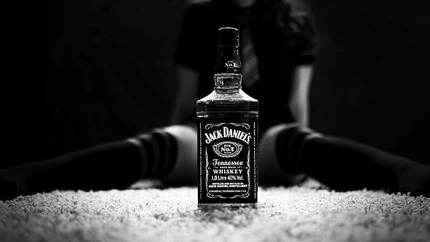 1920x1080 alcool, jack daniels, alcool, bottiglia, ragazza, whisky Sfondo HD