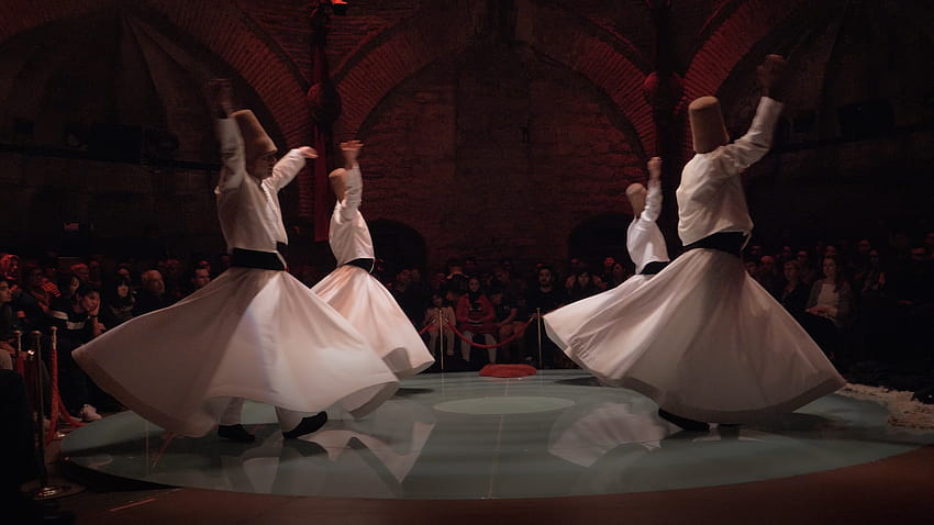 Danza sufí antigua: los derviches giradores de Rumi, danza fondo de pantalla