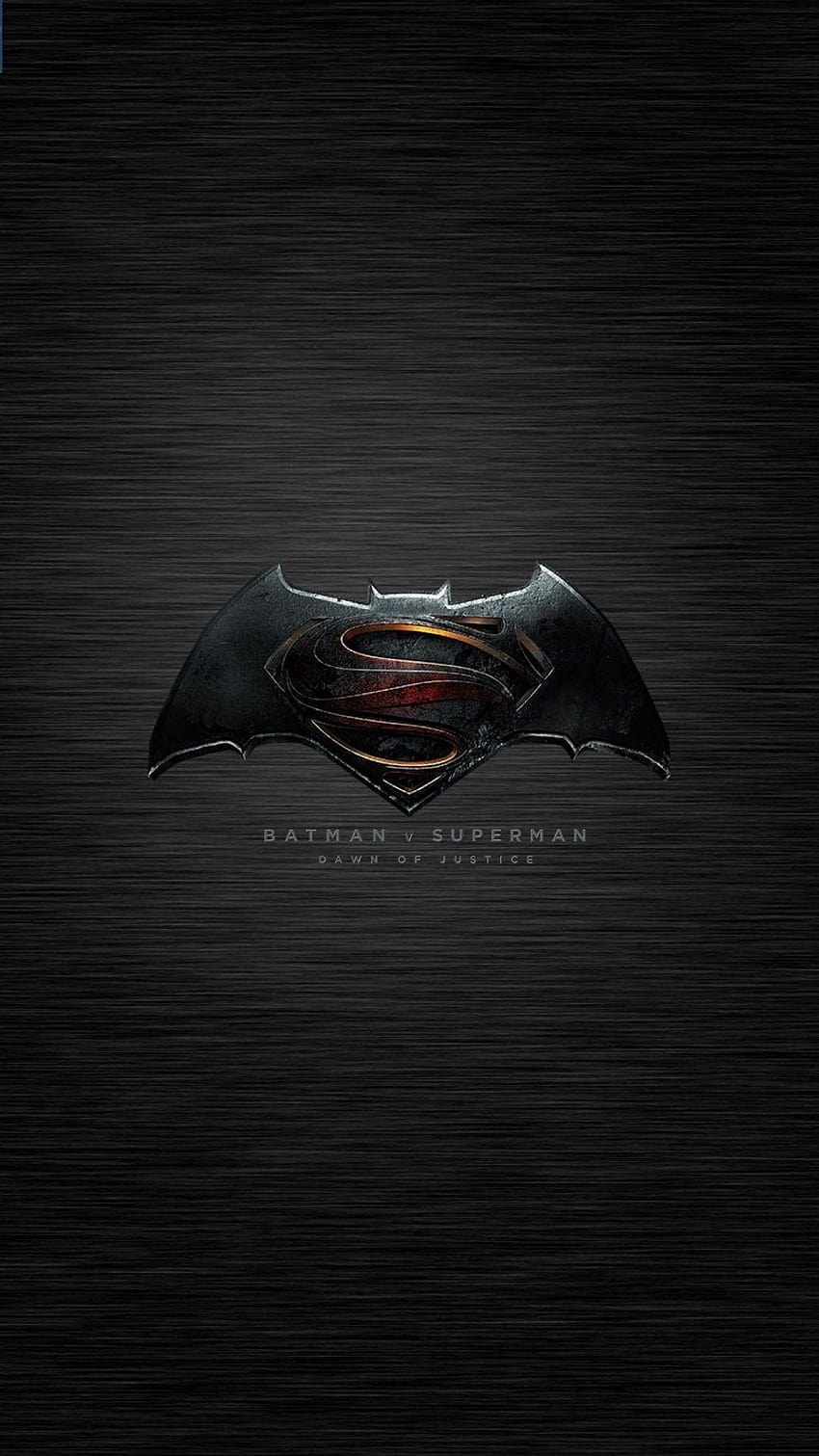 Batman contre Superman pour iPhone 7, logo Batman contre Superman Fond d'écran de téléphone HD