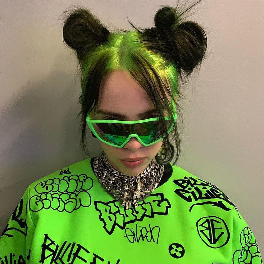 Neon green aesthetic. Billie Eilish in 2019, billie eilish green HD phone wallpaper