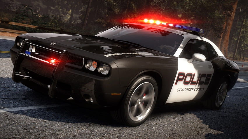 Dodge Challenger Need for Speed ​​Need for Speed ​​Hot Pursuit games polisi, penantang menghindar polisi Wallpaper HD