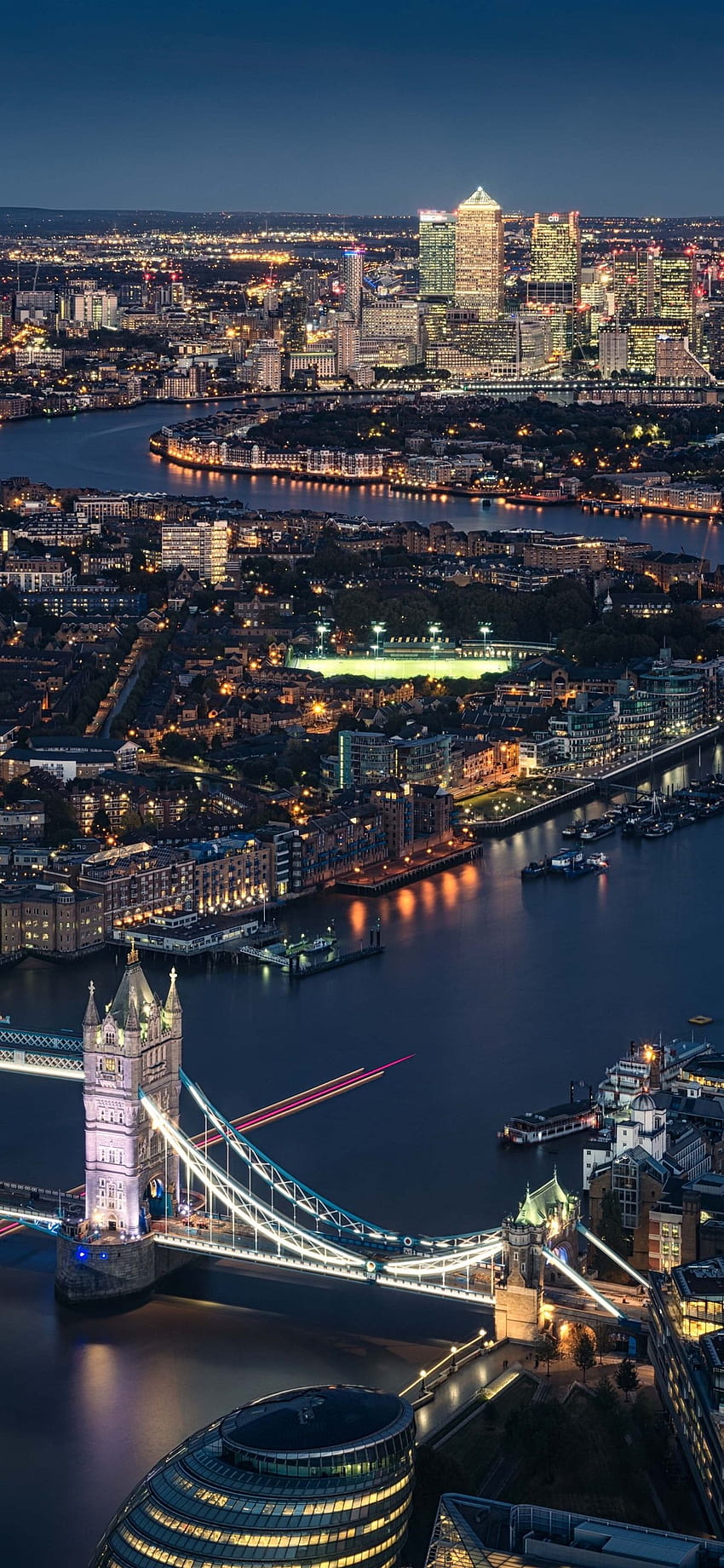 London, England, Thames River, Tower Bridge, city night, lights, iphone london HD phone wallpaper