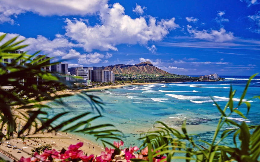 Praia de Waikiki, Oahu 2560 x 1600 : 13, Waikiki Havaí papel de parede HD