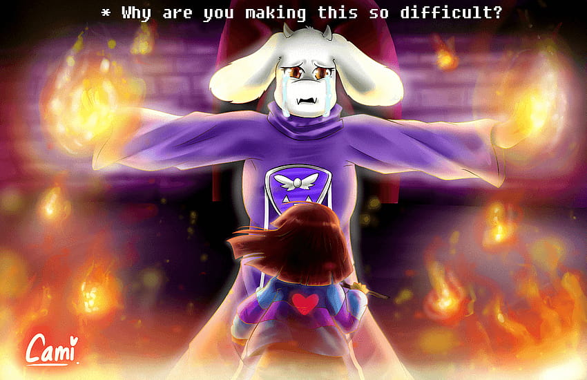 Some wallpapers #wallpapers #undertale #sans #frisk #determination