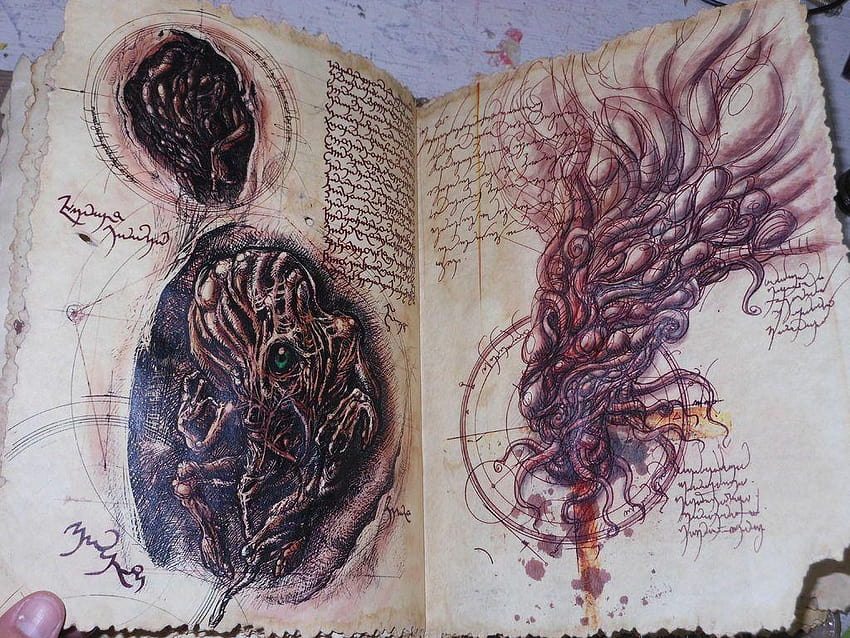 Necronomicon Ex Mortis: the Book of the Dead!, necronomicon pages HD wallpaper