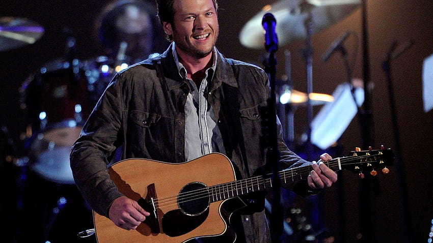 1920x1080 Blake Shelton, cantante estadounidense, música country, guitarra fondo de pantalla