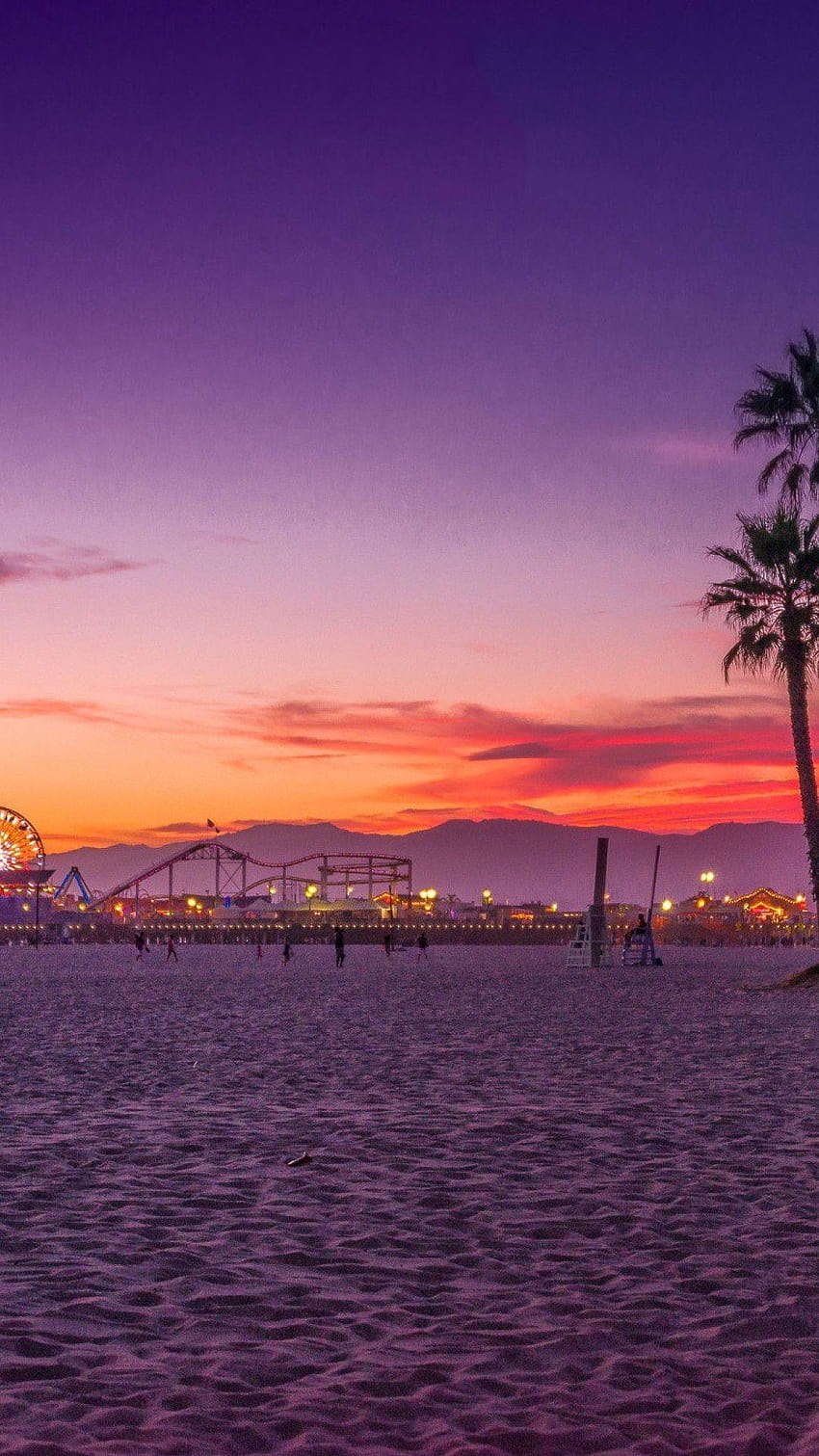 4 Venice Beach Los Angeles, Strand von Santa Monica HD-Handy-Hintergrundbild
