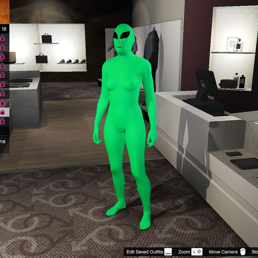 Der grün-lila Alienkrieg von GTA Online erobert das Internet HD-Handy-Hintergrundbild