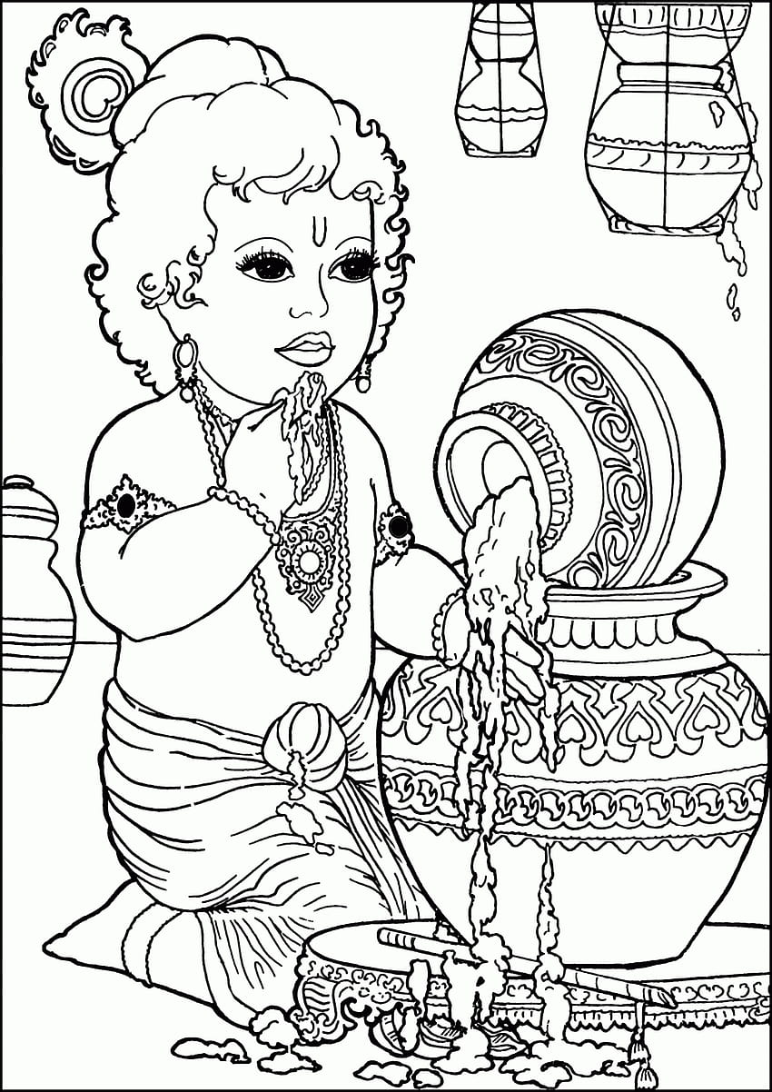 40+ Baby Krishna Cartoon Illustrations, Royalty-Free Vector Graphics & Clip  Art - iStock