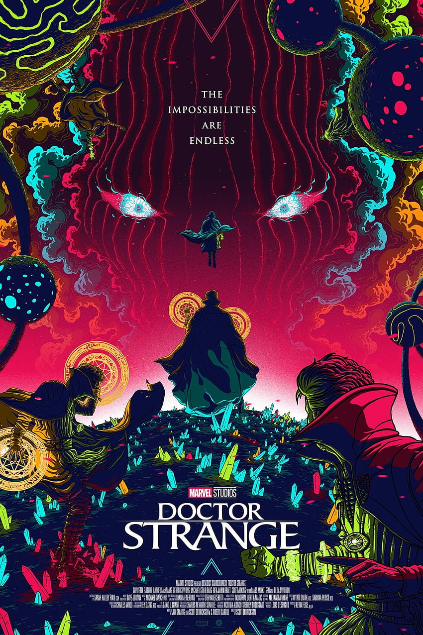 INSIDE THE ROCK POSTER FRAME BLOG: Florey Dr Strange Movie Poster Release By Grey Matter Art HD phone wallpaper
