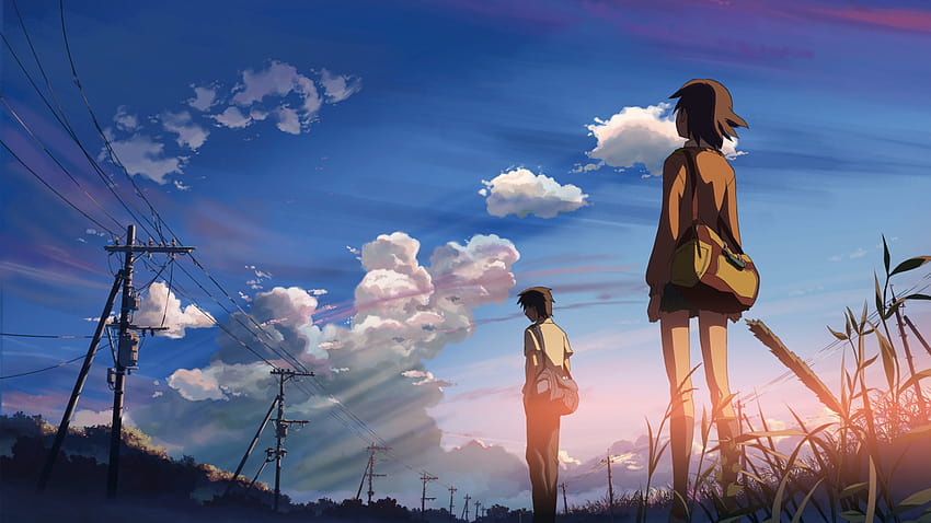 аниме любов двойка манга страна поле синьо небе изкуство [2048x1280] за вашата , мобилна и таблетна, аниме държава HD тапет
