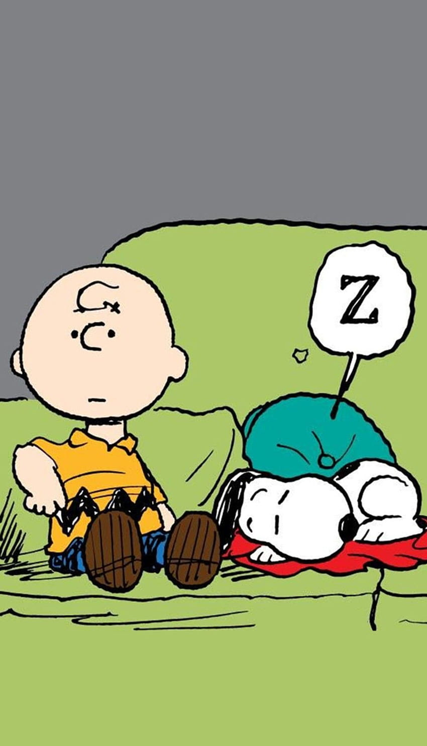 Charlie Brown and a sleeping Snoopy, is it spring yet snoopy HD phone wallpaper