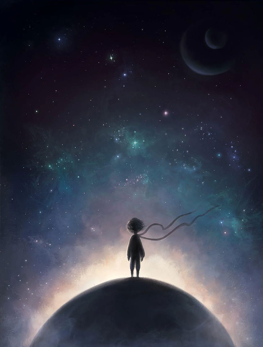 The Little Prince Illustrations by Ann Baratashvili HD phone wallpaper