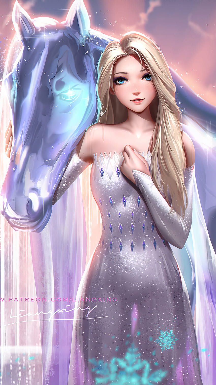 324955 Elsa, Frozen, 2, Horse, phone , Backgrounds, and, frozen 2 elsa mobile HD phone wallpaper