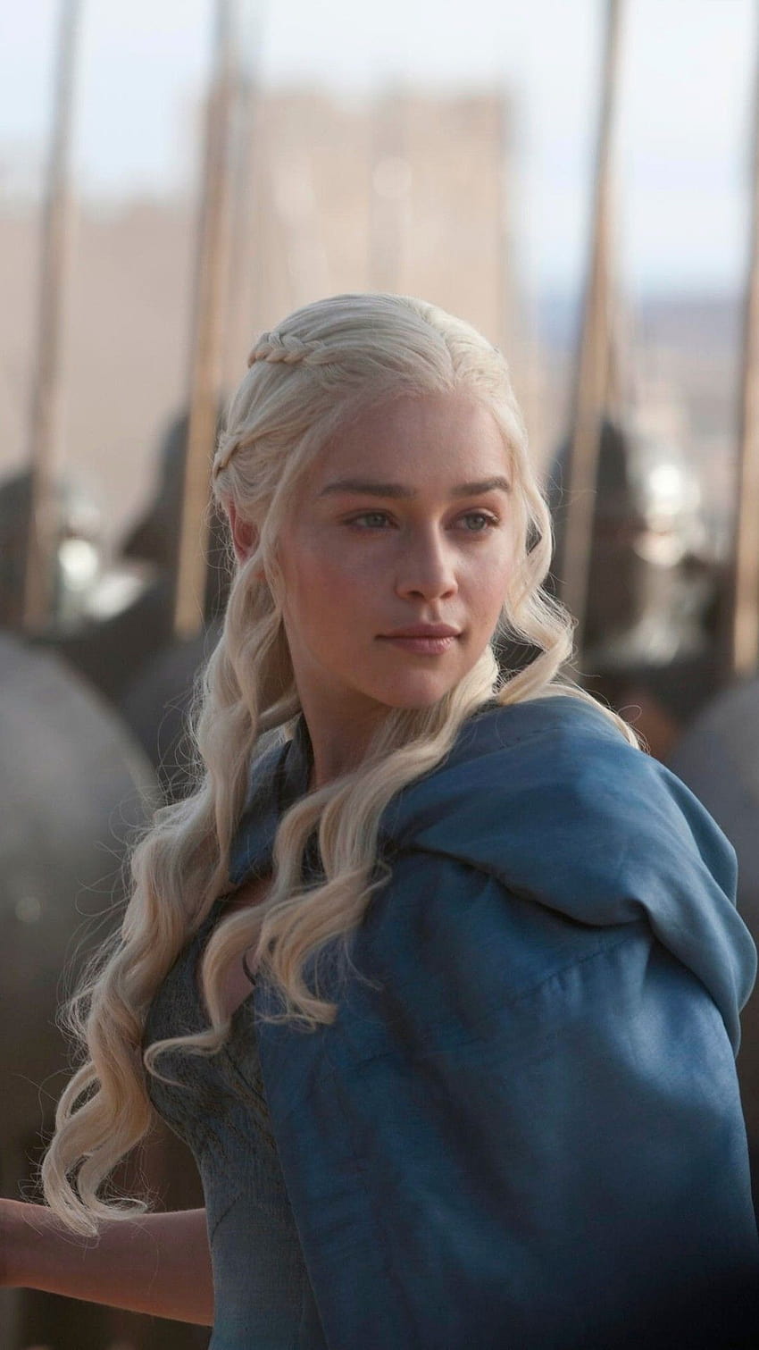 TV 쇼 Game Of Thrones Daenerys Targaryen Emilia Clarke, 대너리스 타가르옌 아이폰 HD 전화 배경 화면