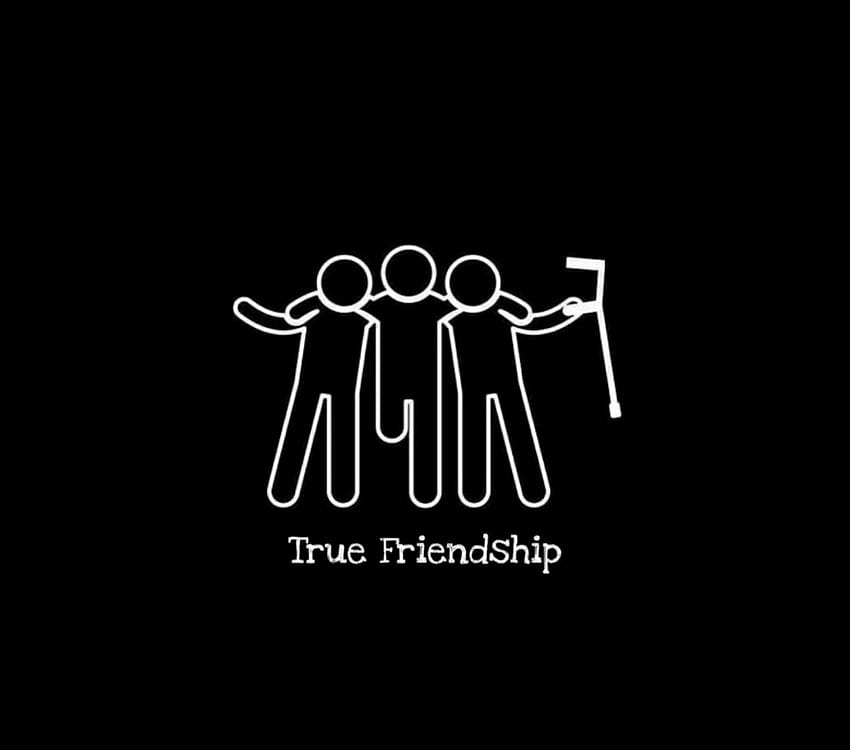 Freunde-Logo, Freundeskreis HD-Hintergrundbild