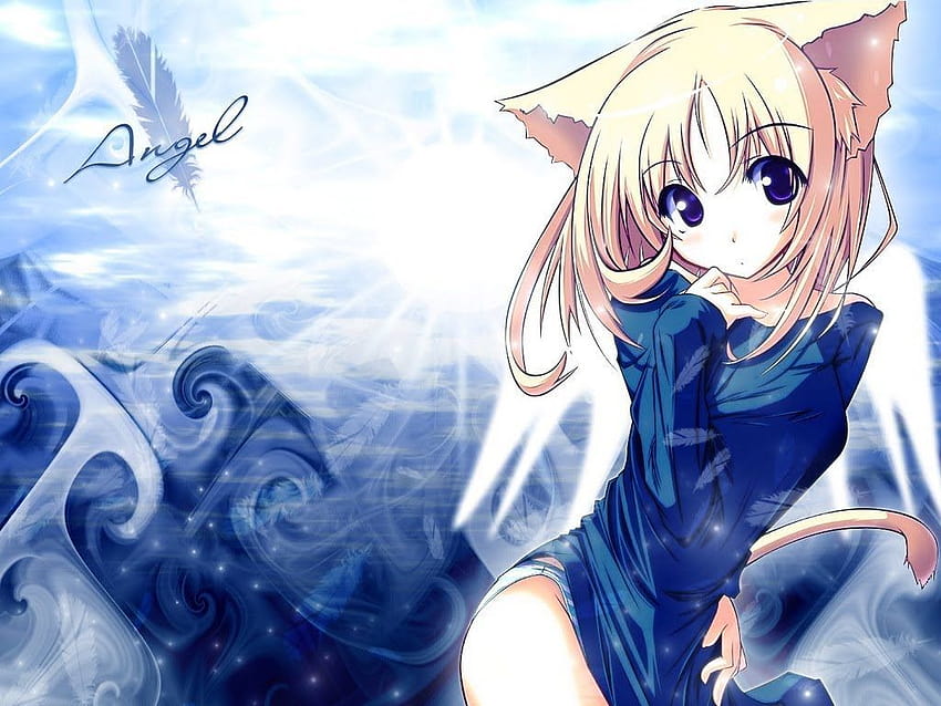 Anime Girl With Cat - Paint By Numbers - Painting By Numbers