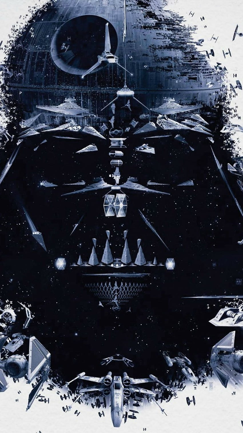 Star Wars Darth Vader Spaceships iPhone 6 Plus, star wars phone HD phone wallpaper
