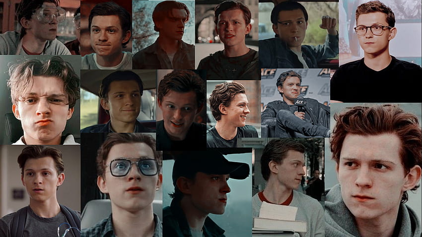 Cute Tom Holland Computer, tom holland collage HD wallpaper
