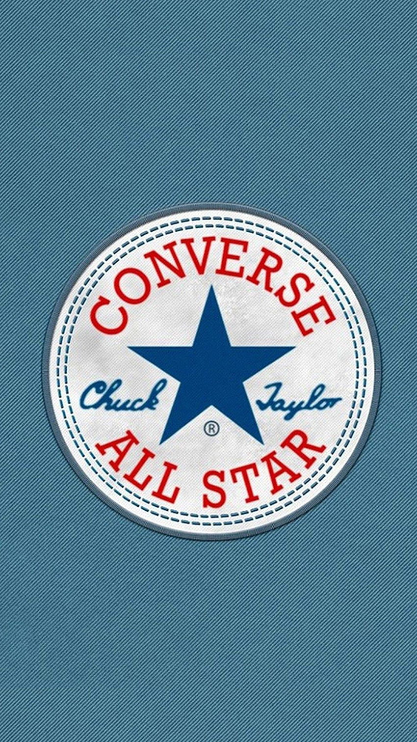 Converse All Star Blue Logo Smartphone und Converse Handy HD-Handy-Hintergrundbild