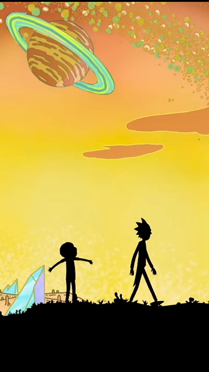 Morty? The answer is: Don't think about it., ricky and morty for android HD phone wallpaper