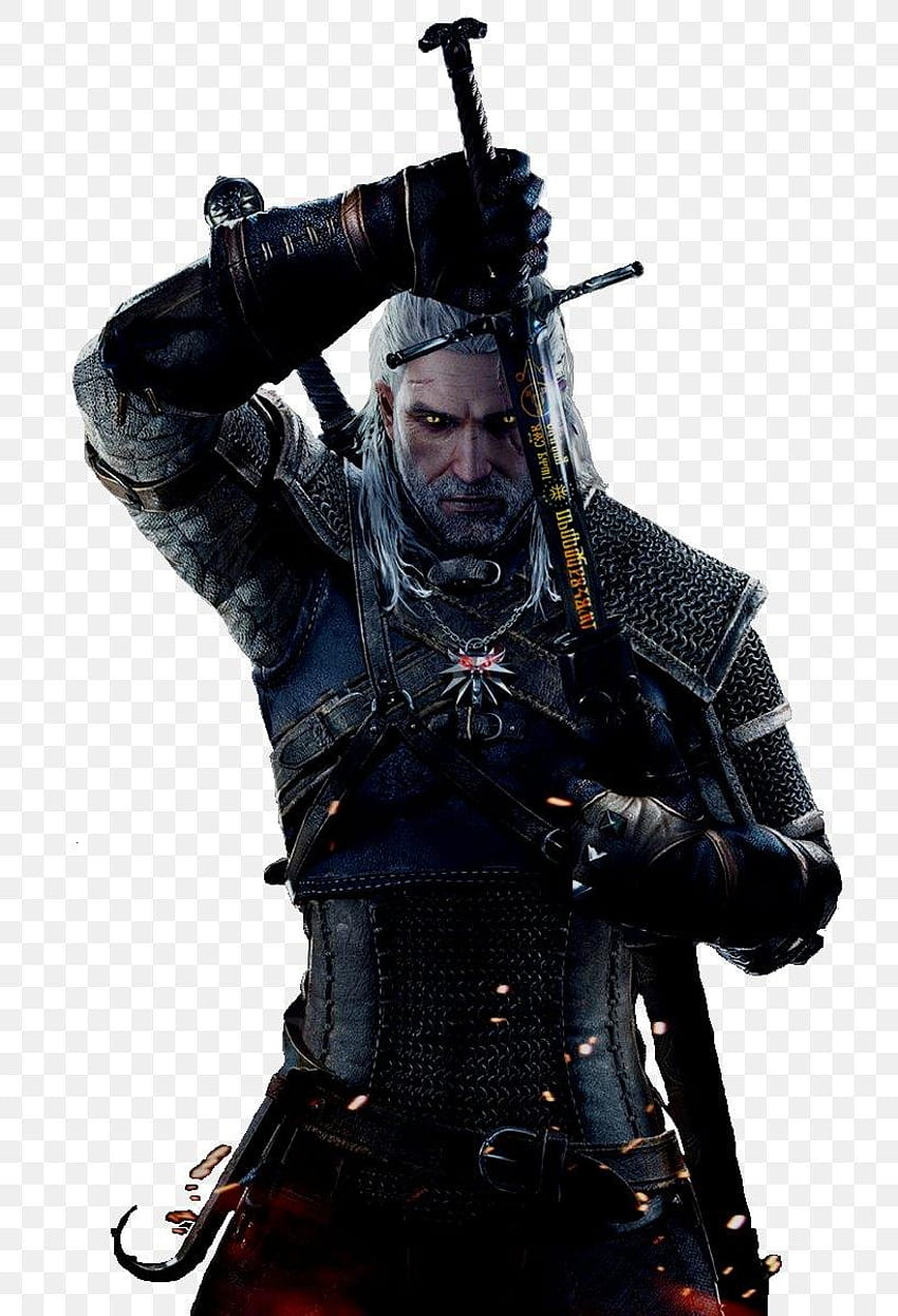 Wiedźmin 3: Dziki Gon Geralt Of Rivia PlayStation 4 Wideo, geralt z Rivii rysunek Tapeta na telefon HD