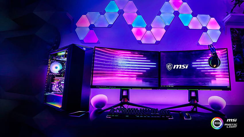 Komputer do gier Mystic Light RGB, msi rgb Tapeta HD