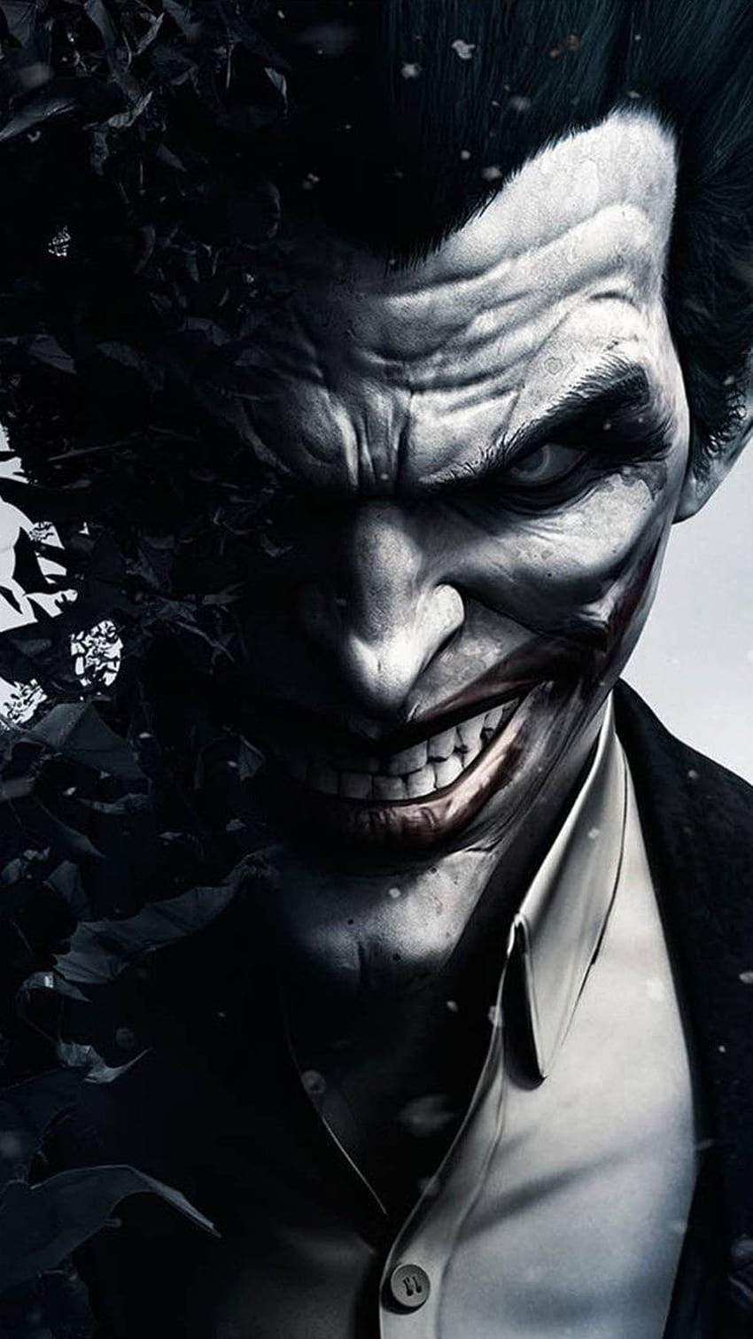 Joker Hitam putih oleh R4T1K0, joker hitam putih wallpaper ponsel HD