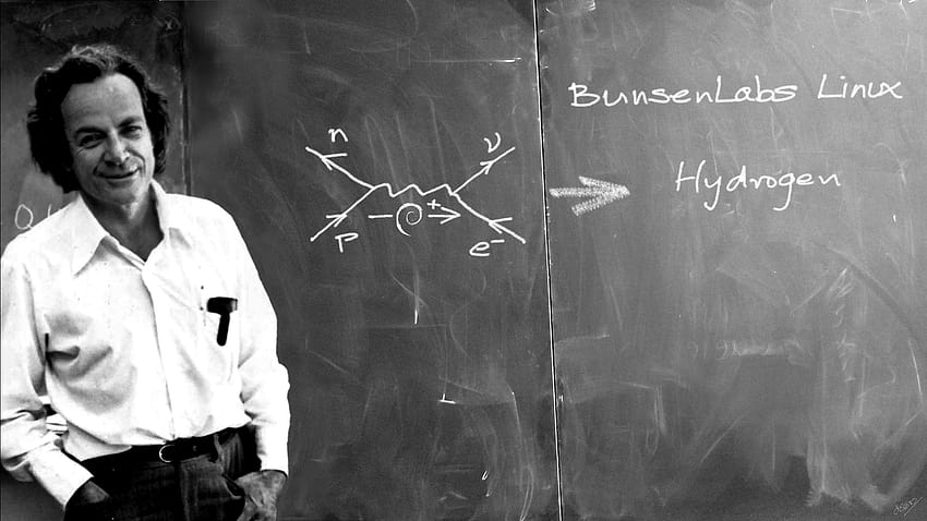 Best 5 Feynman auf Hüfte, Richard Feynman HD-Hintergrundbild
