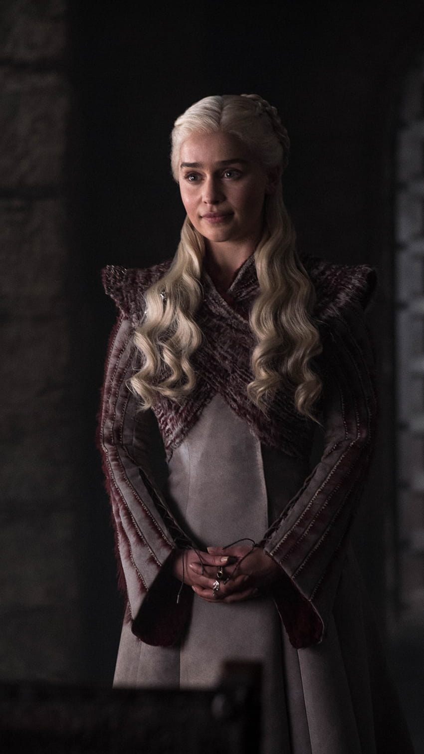 Emilia Clarke, Daenerys Targaryen, Gra o tron, 2019, sezon 8, 750x1334, iphone 7, iPhone 8, daenerys targaryen iphone Tapeta na telefon HD